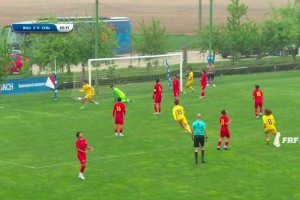 U16國(guó)足0-3落后羅馬尼亞U16，防守走神對(duì)手包抄破門(mén)