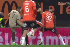 過(guò)于夸張姆巴佩空中油炸丸子穿襠送助攻，步頻快到看不清！